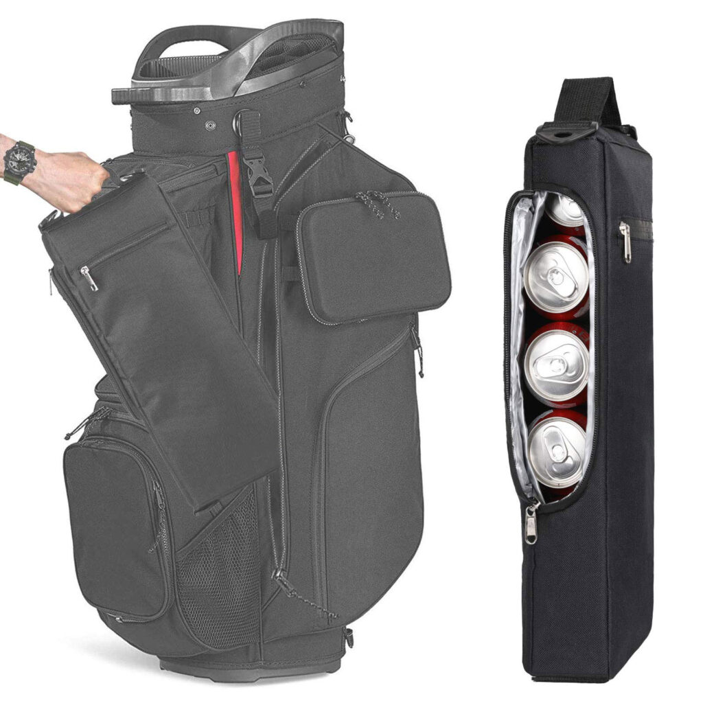Benutzerdefinierte Mittagessen Kühltasche Oxford Cloth, tragbare Golf Getränk Carrier01