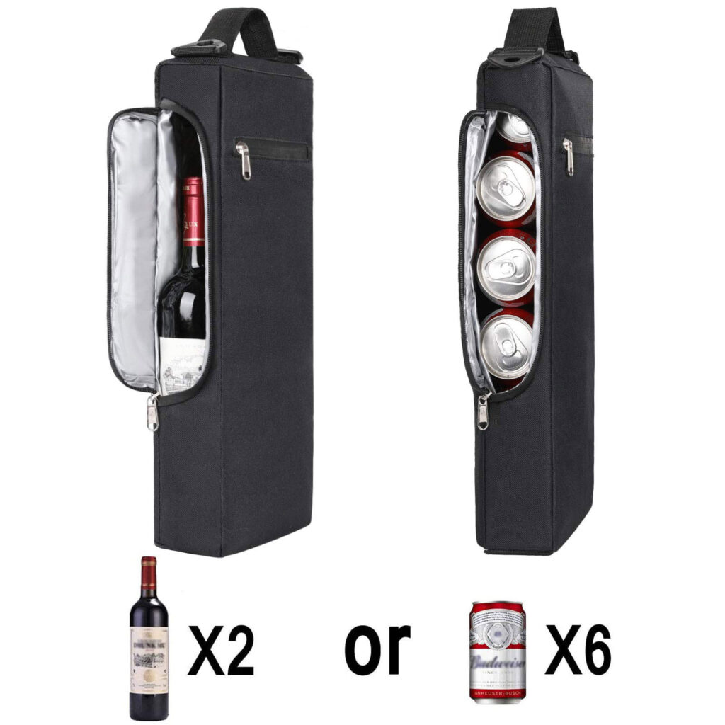 Bolsa térmica para lanche personalizada em tecido Oxford, porta-bebidas portátil para golfe01