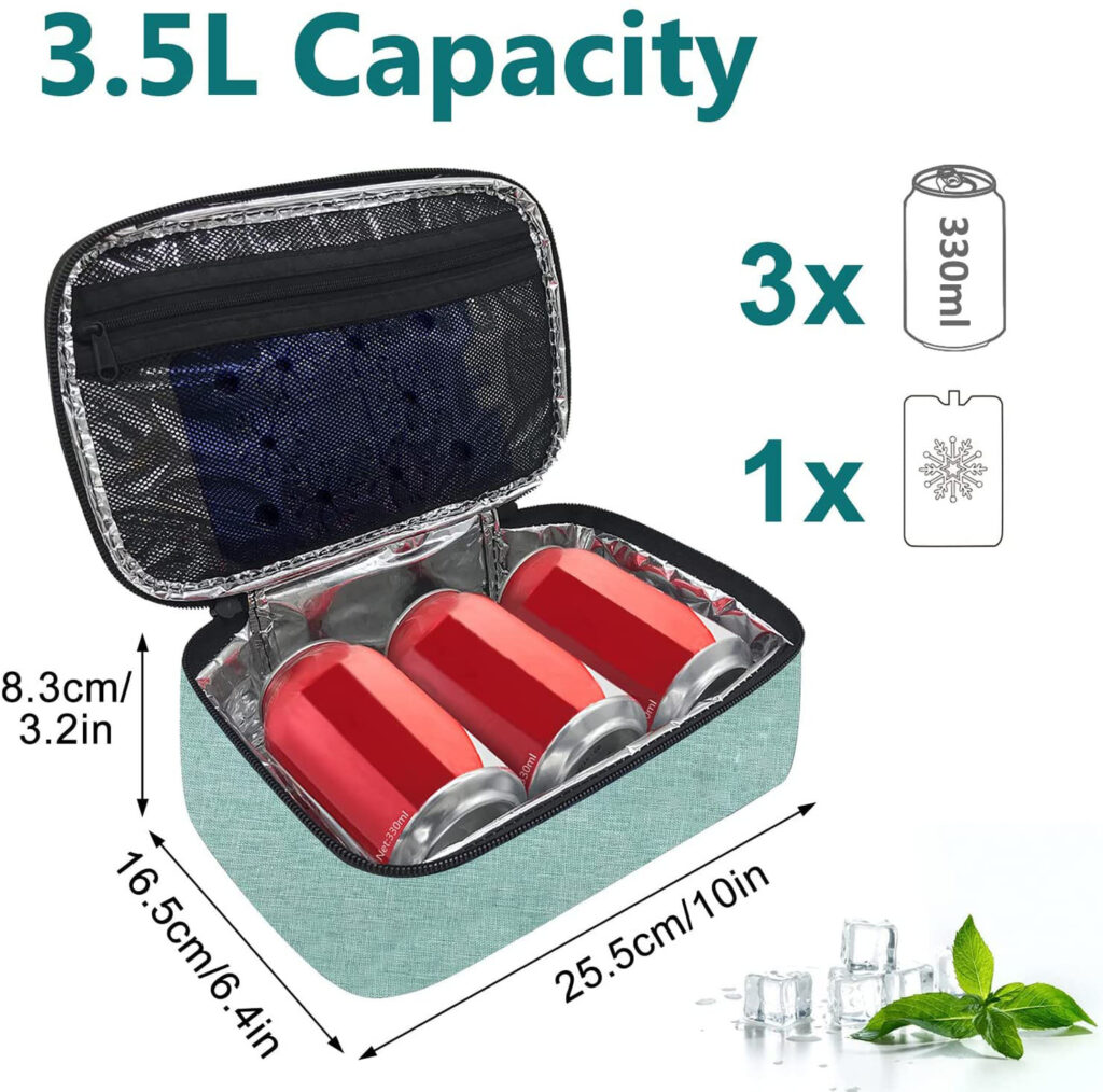 Mini bolsa térmica personalizada à prova d'água Oxford Lunch Bag01